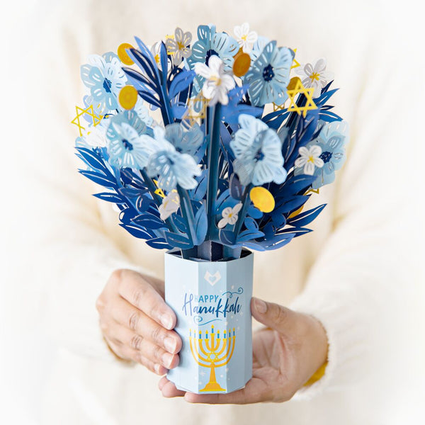 i love pop Hanukkah Flower Bouquet