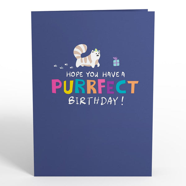 I Love Pop Happy Birthday Cats Pop-Up Card