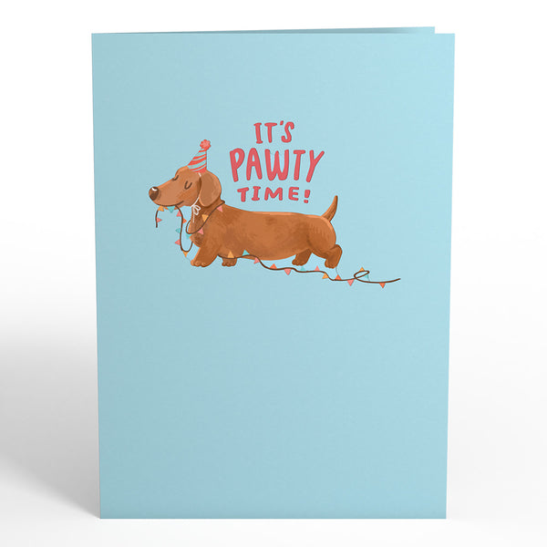 I Love Pop Happy Birthday Dogs Pop-Up Card