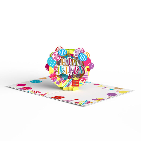 I Love Pop Happy Birthday Hooray Pop-Up Card