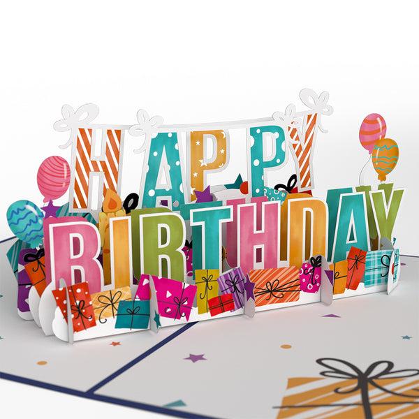 I Love Pop Happy Birthday Pop-Up Card