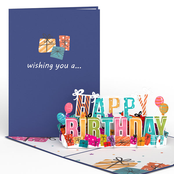 i love pop Happy Birthday Pop-Up Card