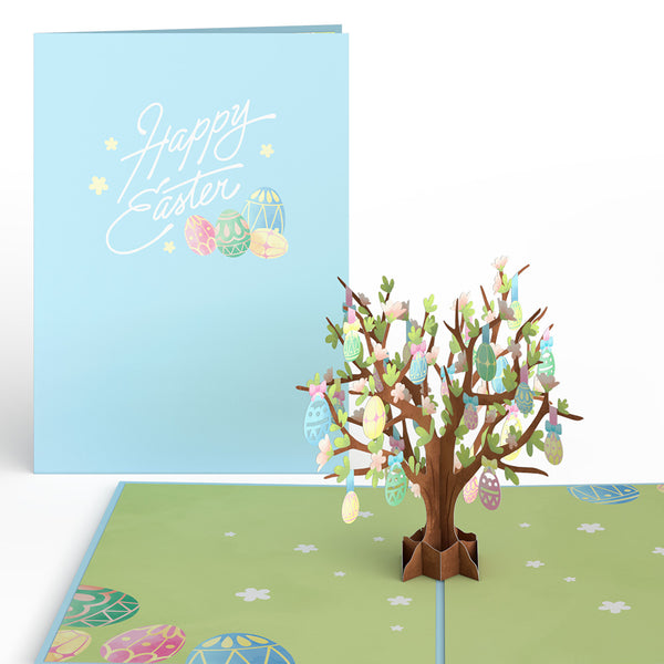 i love pop Happy Easter Egg Tree Pop-Up Card