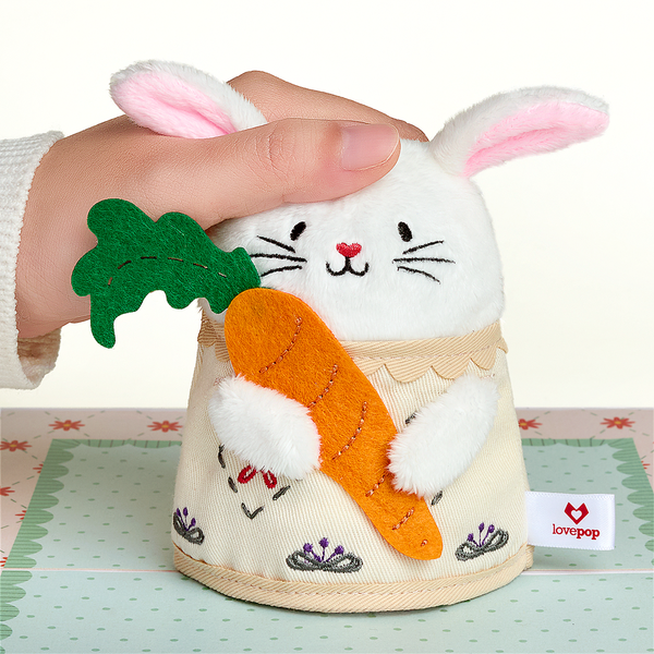 I Love Pop 'Happy Easter Wishes' Bunny Plushpop Card