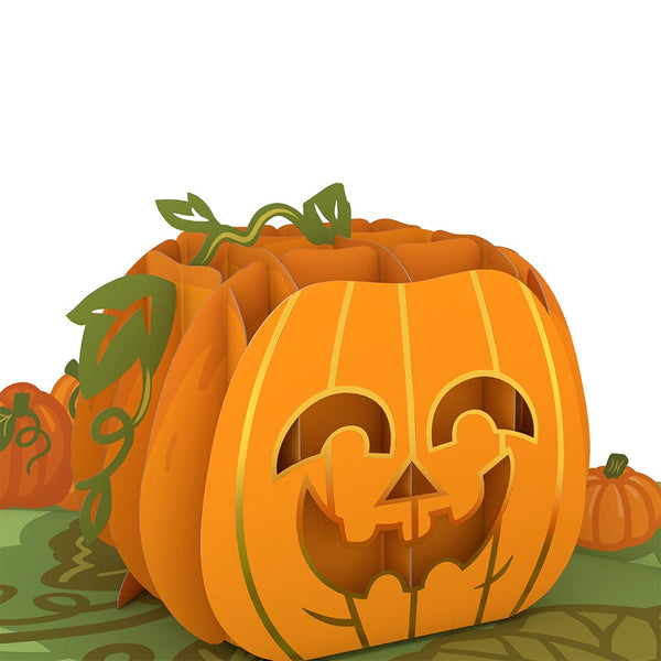 I Love Pop Happy Halloween Pumpkin Pop-Up Card