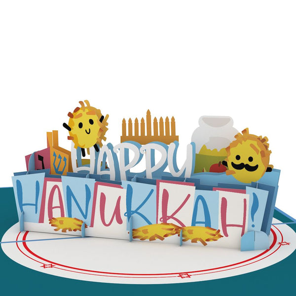 I Love Pop Happy Hanukkah Latkes Pop-Up Card
