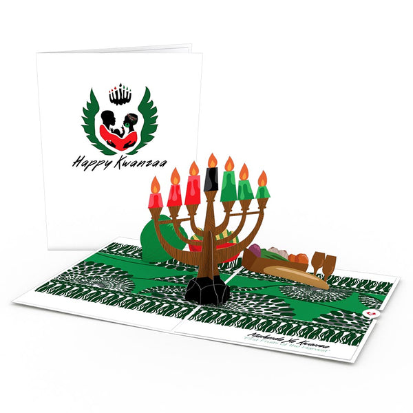 i love pop Happy Kwanzaa Pop-Up Card