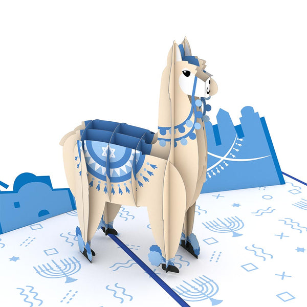 I Love Pop Happy Llamakah Pop-Up Card