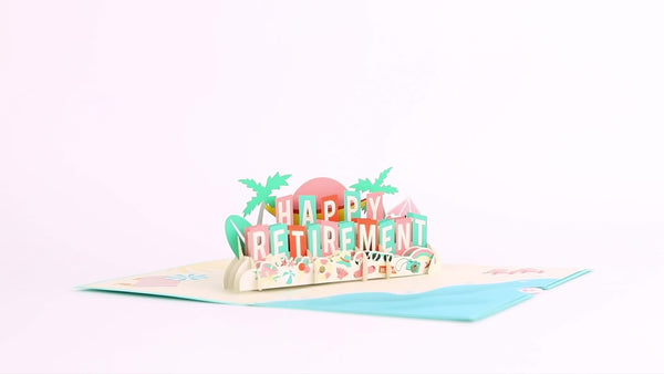 I Love Pop Happy Retirement Pop-Up Card