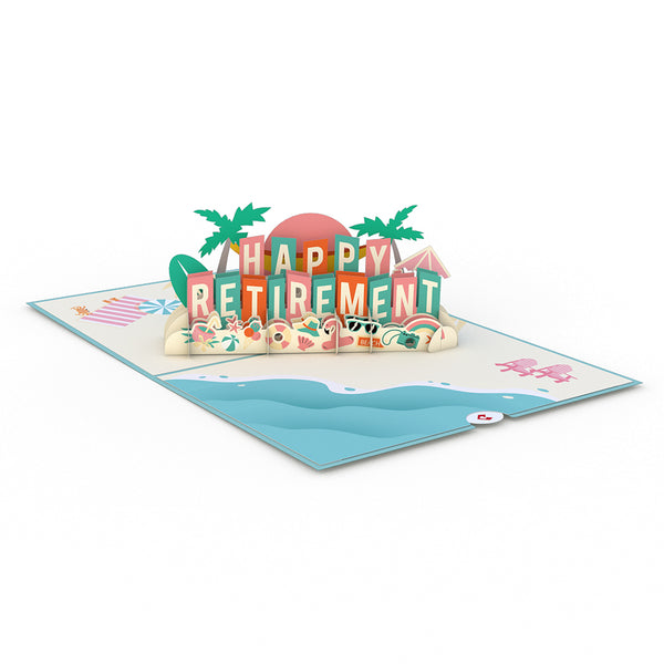 I Love Pop Happy Retirement Pop-Up Card