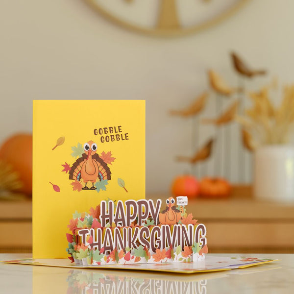 i love pop Happy Thanksgiving Pop-Up Card
