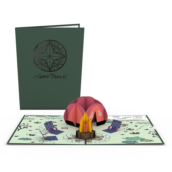 i love pop Happy Trails Camping Trip Pop-Up Card