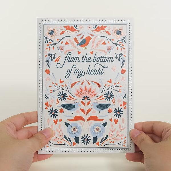 I Love Pop Heartfelt Thank You Pop-Up Card