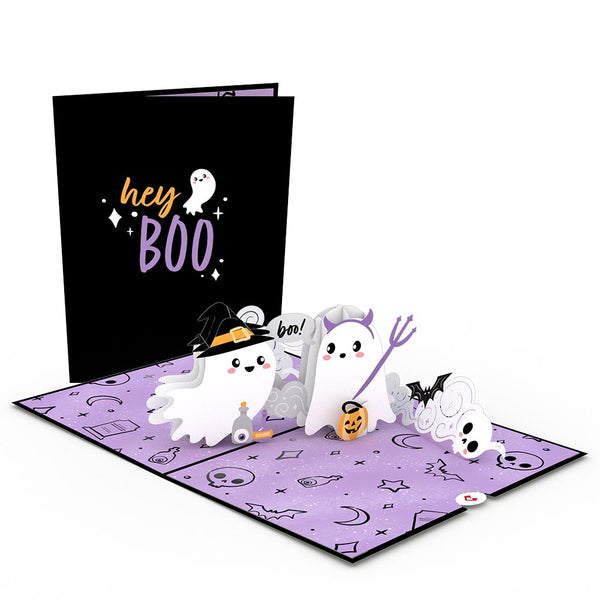 i love pop 'Hey Boo' Ghosts Pop-Up Card