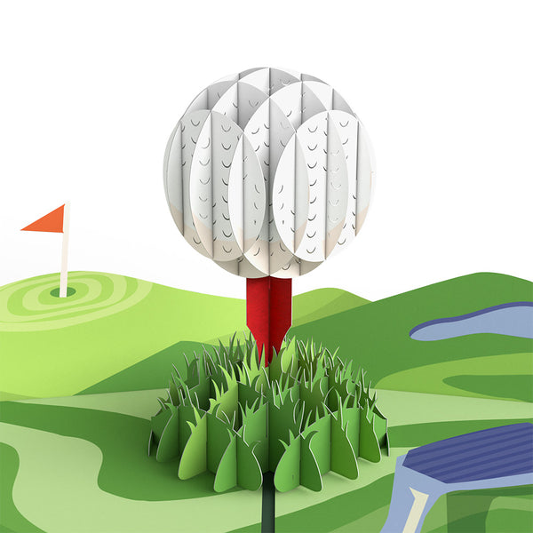 I Love Pop Hole In One Pop-Up Card