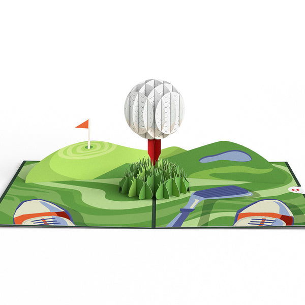 I Love Pop Hole In One Pop-Up Card