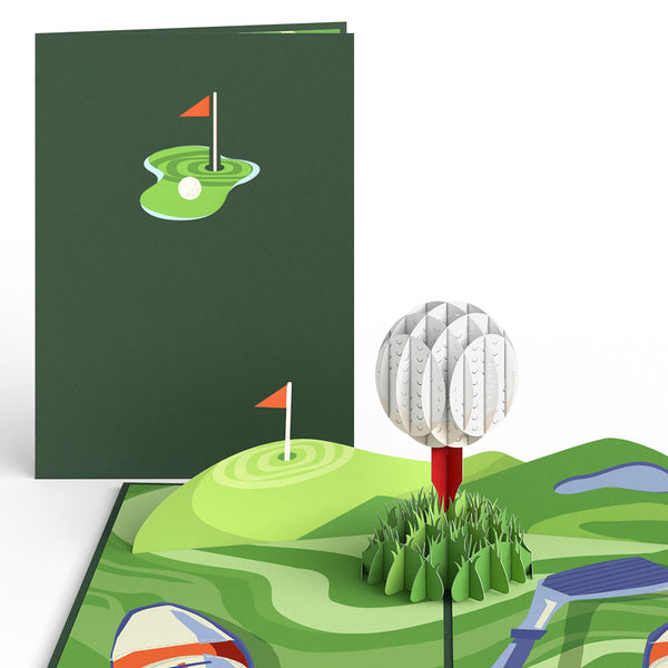 i love pop Hole in One Pop-Up Card