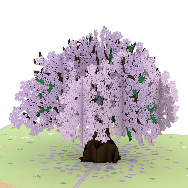 I Love Pop Jacaranda Tree Pop-Up Card