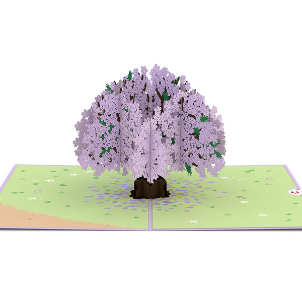 I Love Pop Jacaranda Tree Pop-Up Card