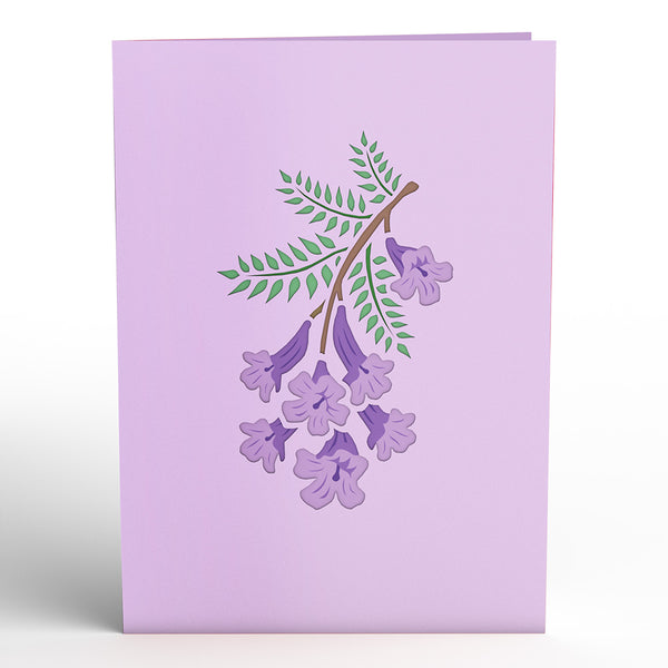 I Love Pop Jacaranda Tree Pop-Up Card