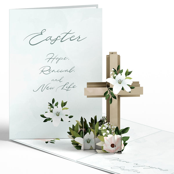 i love pop Joyous Easter Cross Pop-Up Card