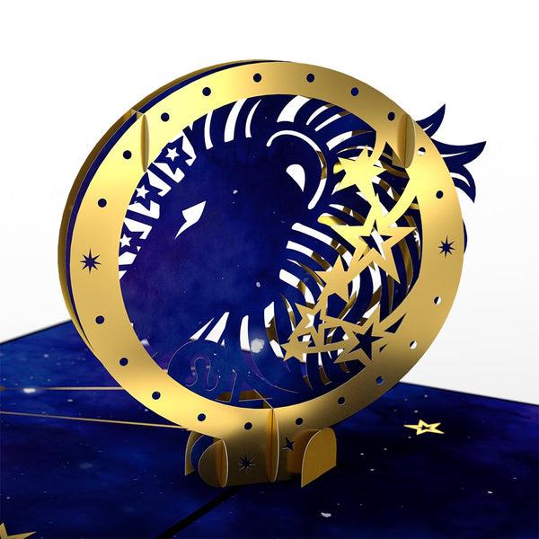 I Love Pop Leo Zodiac Birthday Pop-Up Card