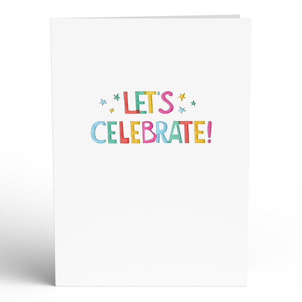 I Love Pop Let's Celebrate Birthday Pop-Up Card