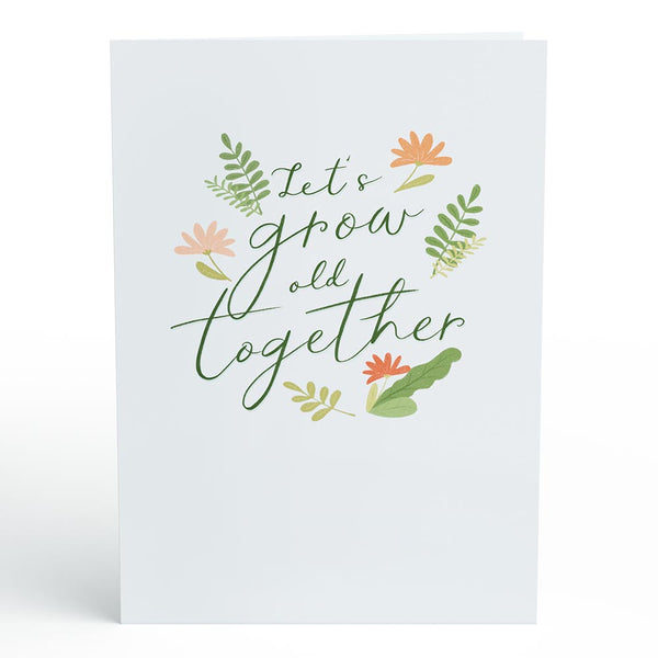 I Love Pop Let’s Grow Old Together Pop-Up Card