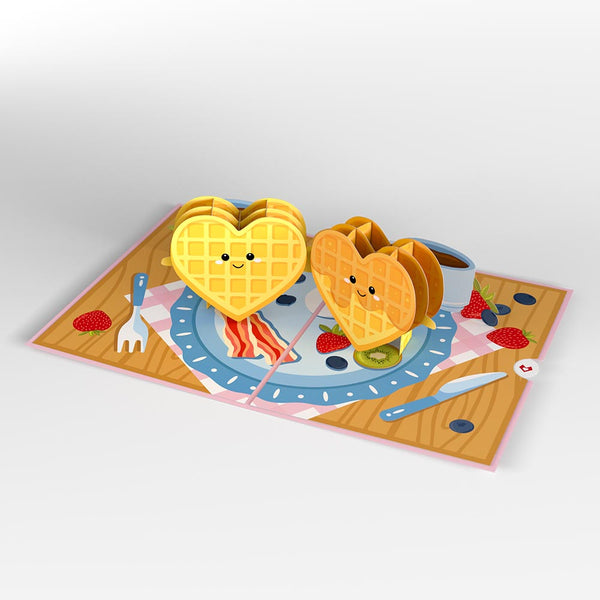 I Love Pop Like You A Waffle-Lot Pop-Up Card