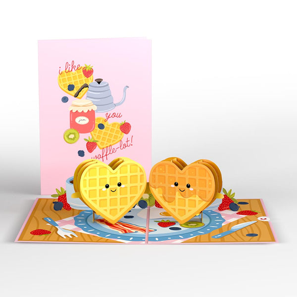 i love pop Like You a Waffle-Lot Pop-Up Card