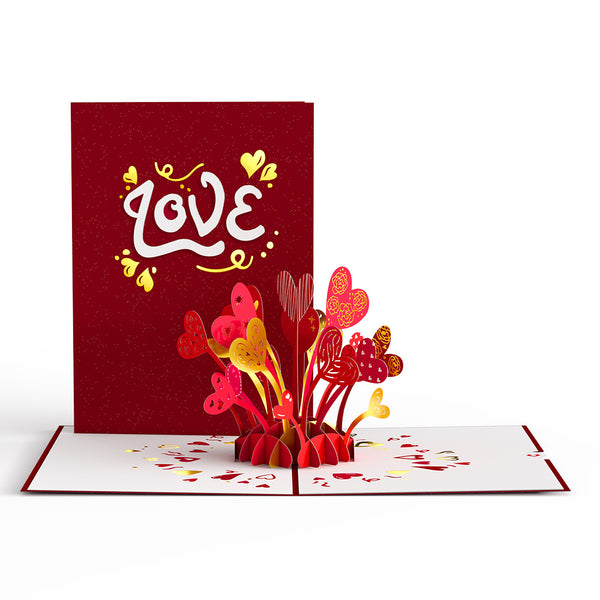 i love pop Love Burst Pop-Up Card