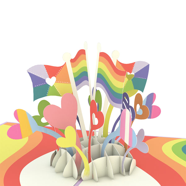 I Love Pop Love Is Love Pop-Up Card