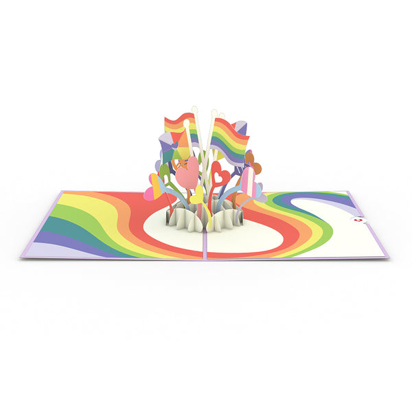I Love Pop Love Is Love Pop-Up Card