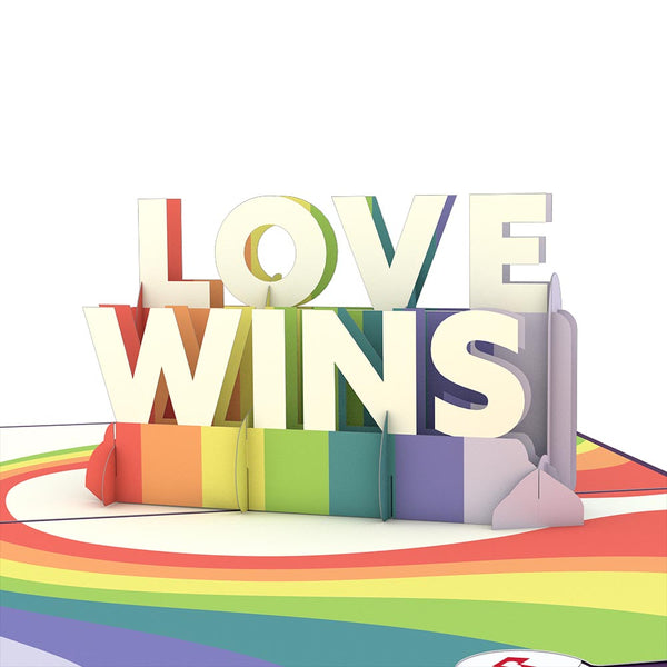 I Love Pop Love Wins Pop-Up Card