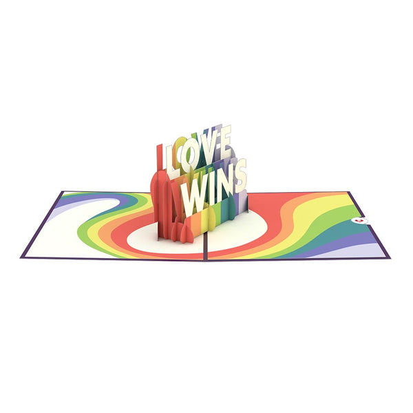 I Love Pop Love Wins Pop-Up Card