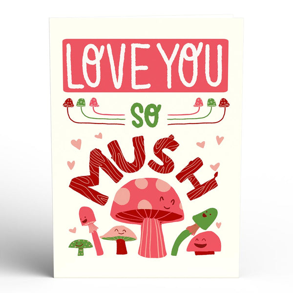 I Love Pop Love You So Mush Pop-Up Card