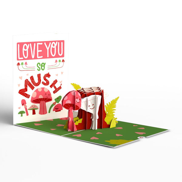 i love pop Love You So Mush Pop-Up Card