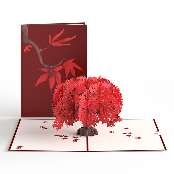 i love pop Majestic Japanese Maple Pop-Up Card