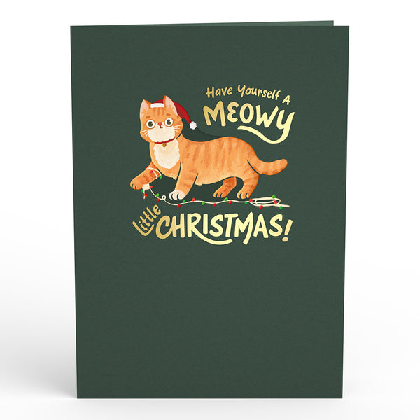 I Love Pop Meowy Little Christmas Cats Pop-Up Card