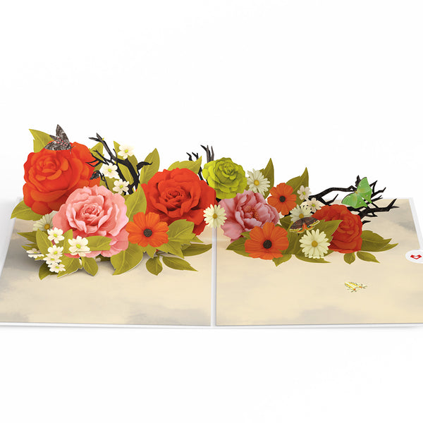 I Love Pop Midnight Florals Pop-Up Card