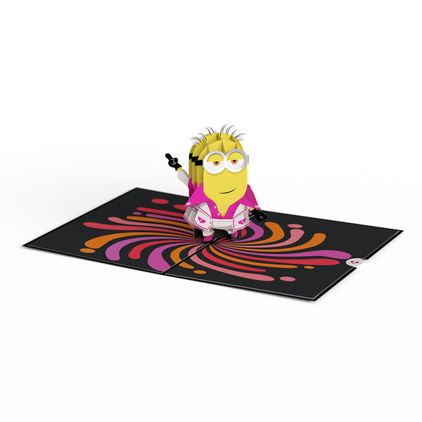 I Love Pop Minions Groovy Father's Day Pop-Up Card