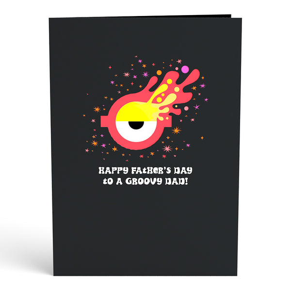 I Love Pop Minions Groovy Father's Day Pop-Up Card