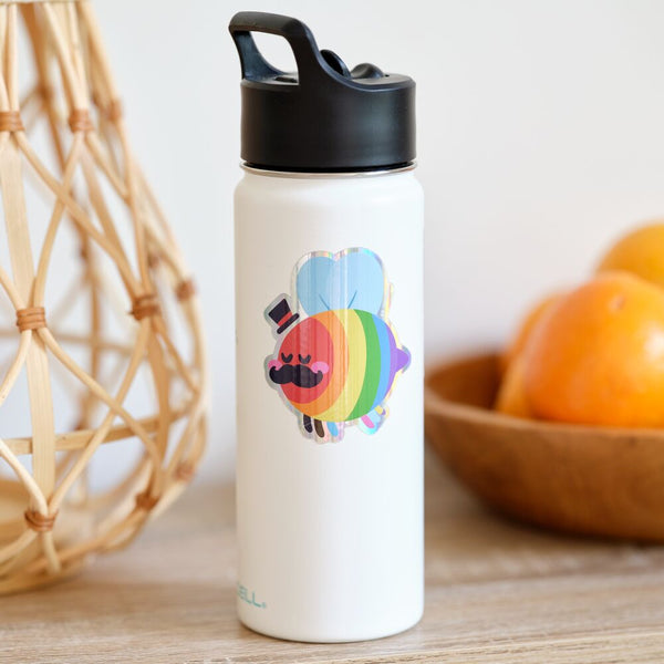 I Love Pop Modern Pride Bee LGBTQ+ Sticker