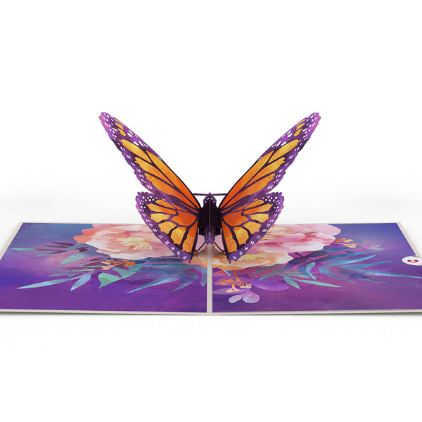 I Love Pop Monarch Butterfly Pop-Up Card