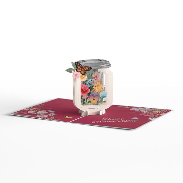 I Love Pop Mother's Day Jar Pop-Up Card