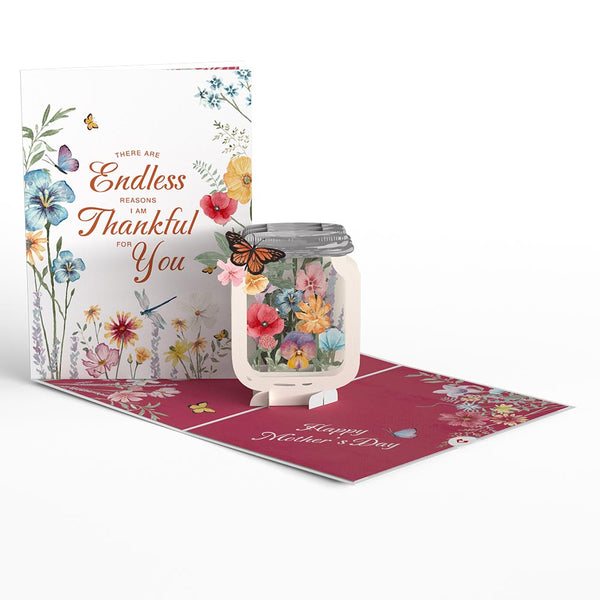 i love pop Mother's Day Jar Pop-Up Card