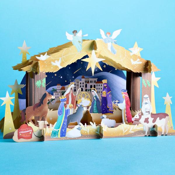 I Love Pop Nativity Giant Pop-Up Gift