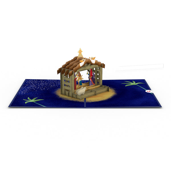 I Love Pop Nativity Pop-Up Card