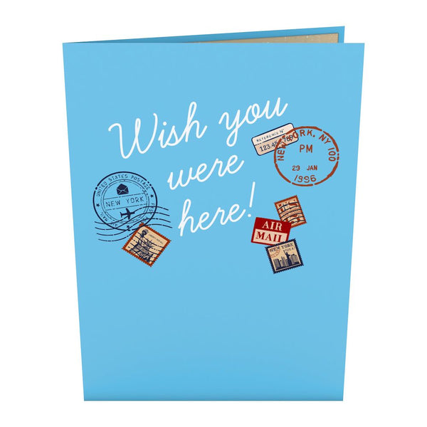 I Love Pop NYC Messenger Pigeon Pop-Up Card