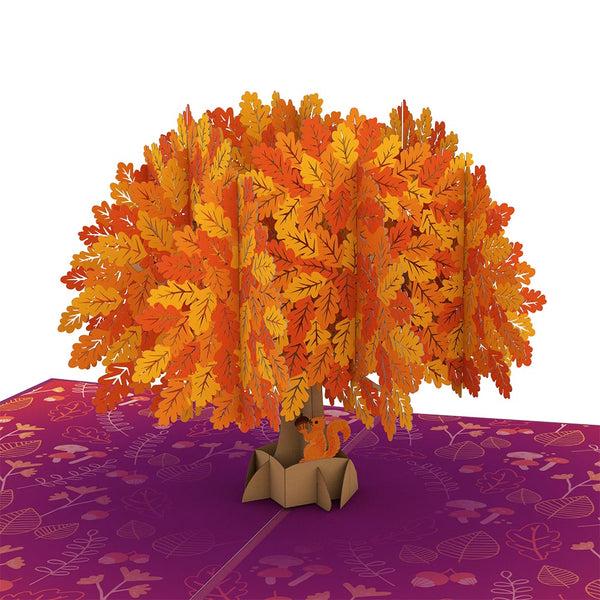 I Love Pop Oak Tree Pop-Up Card